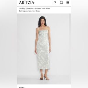 Aritiza Satin dress
